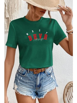 Only Trendwear Unisex Bhvr  Baskılı T-Shirt