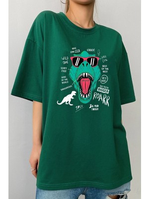 Only Trendwear Unisex T - Rex Baskılı T-Shirt