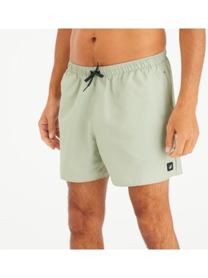 Olaian Erkek Kısa 15" Deniz Şortu/Boardshort - Haki - HENDAIA