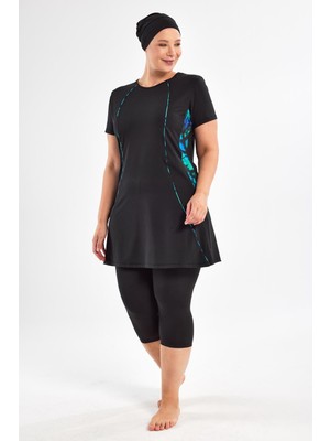 Maresiva Hollıe Battal Kısa Kollu Tesettür Mayo 2803