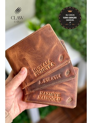 Claw Leather İsimli Hakiki Deri Erkek Cüzdanı (Tokyo Model)