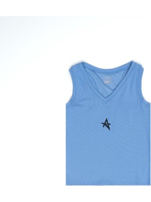 IXAURA Ed 2313-12 Helen Dry-Touch Çocuk Kolsuz Spor Üst Mavi