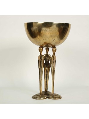 Vitale Metal Gold Kadın Meyvelik 31*35*47 cm