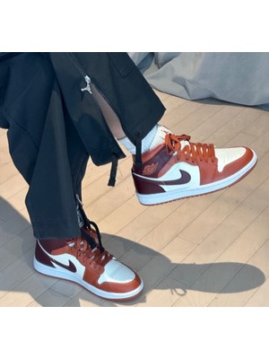 Air Jordan 1 Mid Kadın Basketbol Ayakkabısı BQ6472-200