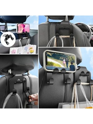 Oto Koltuk Arkası Düzenleyici Organizer Askılıklı Telefon,tablet Tutucu
