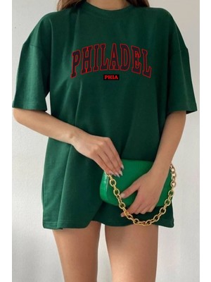 Only Trendwear Unisex Philadelphia Baskılı T-Shirt