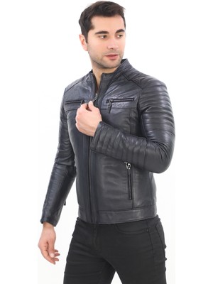 New Zaya Erkek Deri Ceket