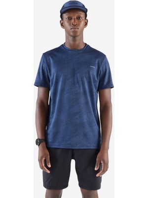 Kiprun Erkek Koşu Tişörtü - Mavi/Siyah - Kiprun Run 500