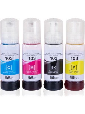 PlusPrint Epson 103-Epson Ecotank L3210 Muadil Mürekkep Seti 4 Renk