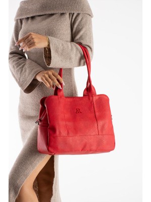 Kadın Omuz Çantası 28*35 cm Yumuşak Suni Deri Çapraz Askılı Postacı Çanta Mega Çanta Kol Çantası