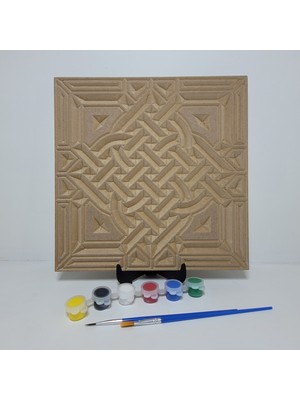 Destina Ahşap Boyama Seti- Gotik OYMA-23CM*23CM