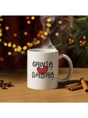 Alpşan Ticaret Babalar Günü Kupa Bardak Babaya Hediye Bardak Doğum Günü Babaya Özel Bardaklar Canım Babam