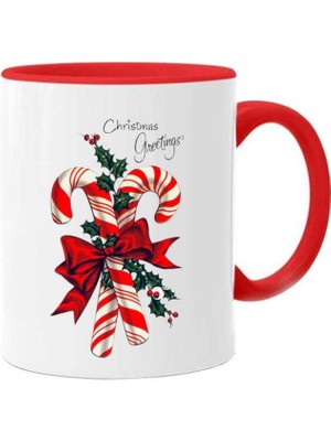 Alpşan Ticaret Christmas Kupa Yılbaşı Temalı Kupa Bardak Yeni Yıl Konseptli Kupa Hediye Kupa