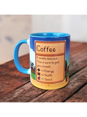 Alpşan Ticaret Stardew Valley Oyuncu Gamer Tasarım Hediyelik Porselen Kupa-Çay Kahve Kupası