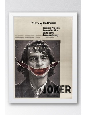 Joker Çerçeveli Tablo - Film Posteri Tablo