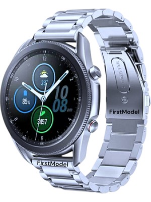 FirstModel 20 mm Universal Paslanmaz Çelik Kordon Akıllı Pimli Gök Gri