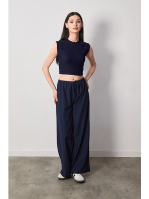 Beli Bağlamalı Kaşkorse Pantolon