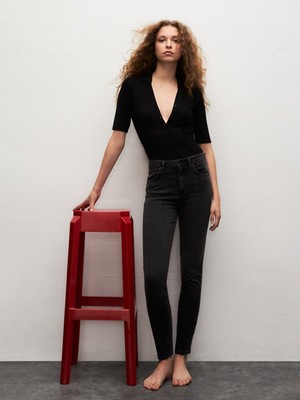 LTB Kadın  Ronna X Dar Paça Yüksek Bel Jean Pantolon