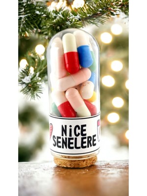 Yıldönümü Fanus Şişede Aşk Sözü Yazılı Kapsül Güncel 20 Adet Sevgiliye Hediyelik Kapsfansıı.y.d.