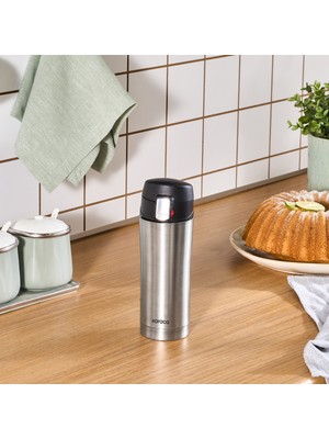Karaca Pluton Çelik Sızdırmaz Termos 350 ml Inox