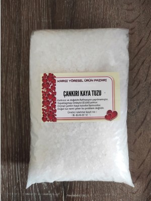 Kargı Yöresel Çankırı Kaya Tuzu (5 kg) İri Değirmenlik Katkısız ve Doğal