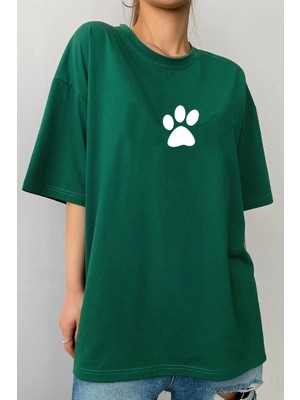 Only Trendwear Unisex Paw Baskılı T-Shirt
