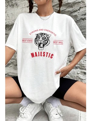 Only Trendwear Unisex Majestic Baskılı T-Shirt