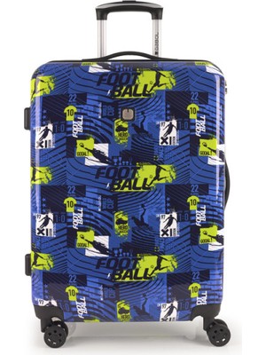 Gabol Trolley Valiz Ball Lacivert Orta Boy, 4 Çift Tekerlekli, Kırılmaz, TSA Kilitli Unisex Orijinal Garantili GB.234822.M