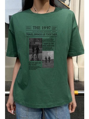 Only Trendwear Unisex The 1997 Travel Baskılı T-Shirt