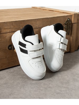 Albishoes Erkek - Kız - Çocuk Bebek Unisex Işıklı Cırtlı Air Okul Ayakkabısı Sneaker Spor Ayakkabı