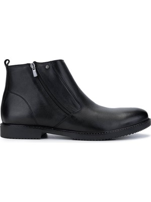 Tamer Tanca Erkek Deri Siyah Klasik Bot 478 19293 Erk Bot SK24-25 Syh Dr/kurksuz