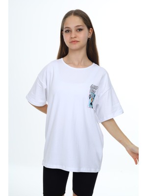 Toontoy Kız Çocuk Baskılı Tişört