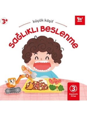 Türkiye Diyanet Vakfı Yayınları Hareketli Kitap 3D Küçük Kaşif Sağlıklı Beslenme