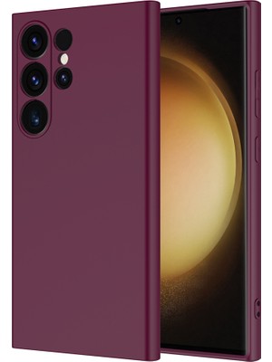 Galaxy S25 Ultra Uyumlu Kılıf Zore Mara Lansman Kapak-Koyu Mor