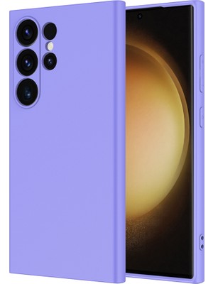 Galaxy S25 Ultra Uyumlu Kılıf Zore Mara Lansman Kapak-Lila