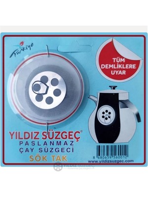 Alshop 10 Adet Çaydanlık Içi Çay Süzgeci Demlik Süzgeç Söktak