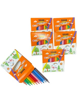 Silka Shniy 12'li Yarım Boy Kuru Boya ( 6 Adet )