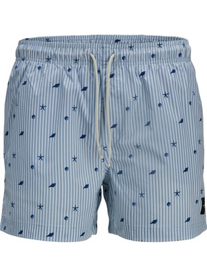 Jack&jones Maui Mini Stripe Erkek Mavi Mayoşort