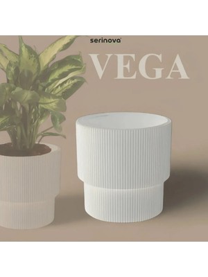 Serinova Vega Dekoratif Modern Saksı