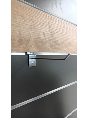 100 Adet 15 cm Kanallı Pano Kancası Raf Kancası