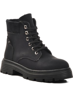 Ayakmod Siyah-Siyah Kadın Bot