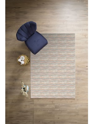 Napoli Home Dijital Baskılı Sade Düz Desen Yıkanabilir Kaymaz Yolluk Mutfak Salon Halısı, Sade-61-Renkli,