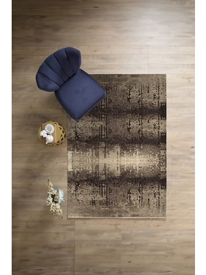 Napoli Home Dijital Baskılı Sade Buğulu Model Yıkanabilir Kaymaz Yolluk Mutfak Salon Halısı, Sade-75-Bej,