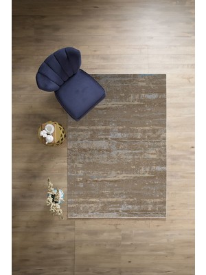 Napoli Home Dijital Baskılı Sade Düz Model Yıkanabilir Kaymaz Yolluk Mutfak Salon Halısı, Sade-67-Bej,