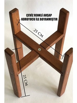 Tree Soul Çiçek Saksı Altlığı Raf - Çiçek Stand - 2 Adet