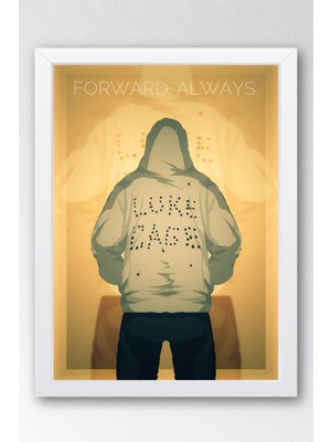 Luke Cage Çerçeveli Tablo - Marvel Dizi Posteri Tablo