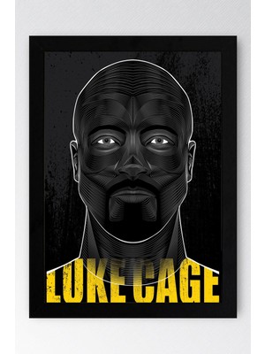 Luke Cage Çerçeveli Tablo - Marvel Dizi Posteri Tablo