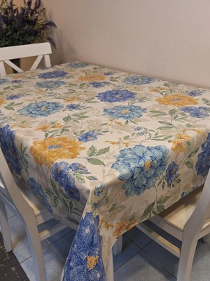 Başak Ev Tekstili Elyaflı Pvc Muşamba - Desenli Silinebilir Masa Örtüsü