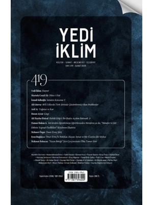 Yedi İklim Dergi 419.Sayı  (Şubat 2025)