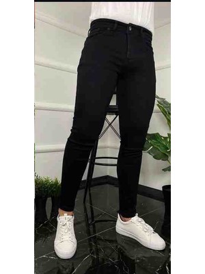 Hard Money Skınny Rahat Siyah Kot Pantolon